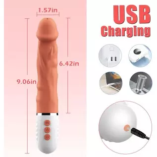 Realistic Dildo Vibrator, DANKIS G-spot Vibrator for Women's Sex, Dildos Adult Sex Toys with 10 Vibration Modes, Adult Pleasure Realistic Dildo Vibrator, DANKIS G-spot Vibrator for Women's Sex, Dildos Adult Sex Toys with 10 Vibration Modes, Adult Pleasure