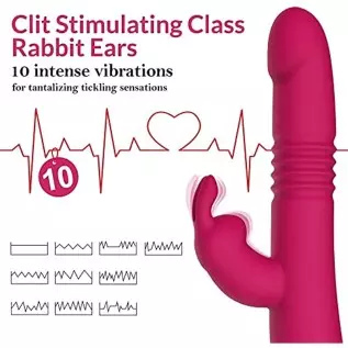 BOMBEX Thrusting Vibrator with Clitoral Vibrator with Trio of Fondling Nubs BOMBEX Thrusting Vibrator with Clitoral Vibrator with Trio of Fondling Nubs
