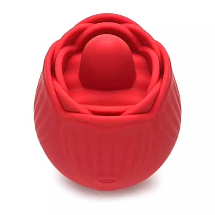 INMI Bloomgasm French Rose Toy Licking & Vibrating Stimulator. Rose Tongue Vibrator Toy, Clitoralis Stimulator for Women & Adult