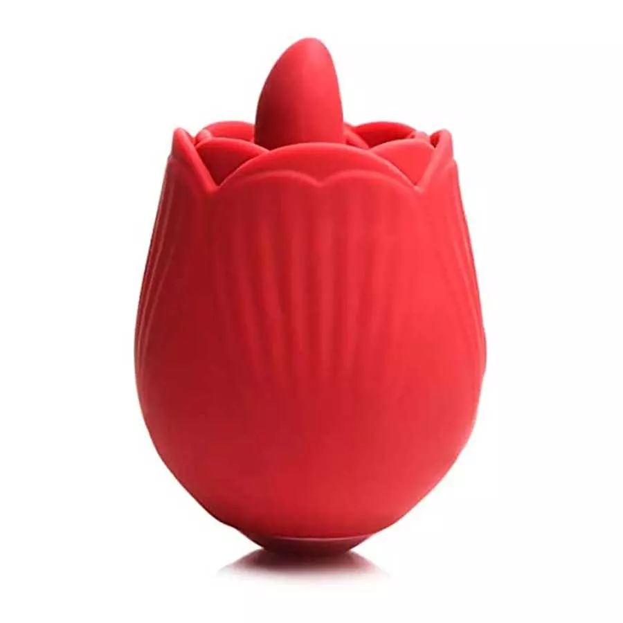 INMI Bloomgasm French Rose Toy Licking & Vibrating Stimulator. Rose Tongue Vibrator Toy, Clitoralis Stimulator for Women & Adult