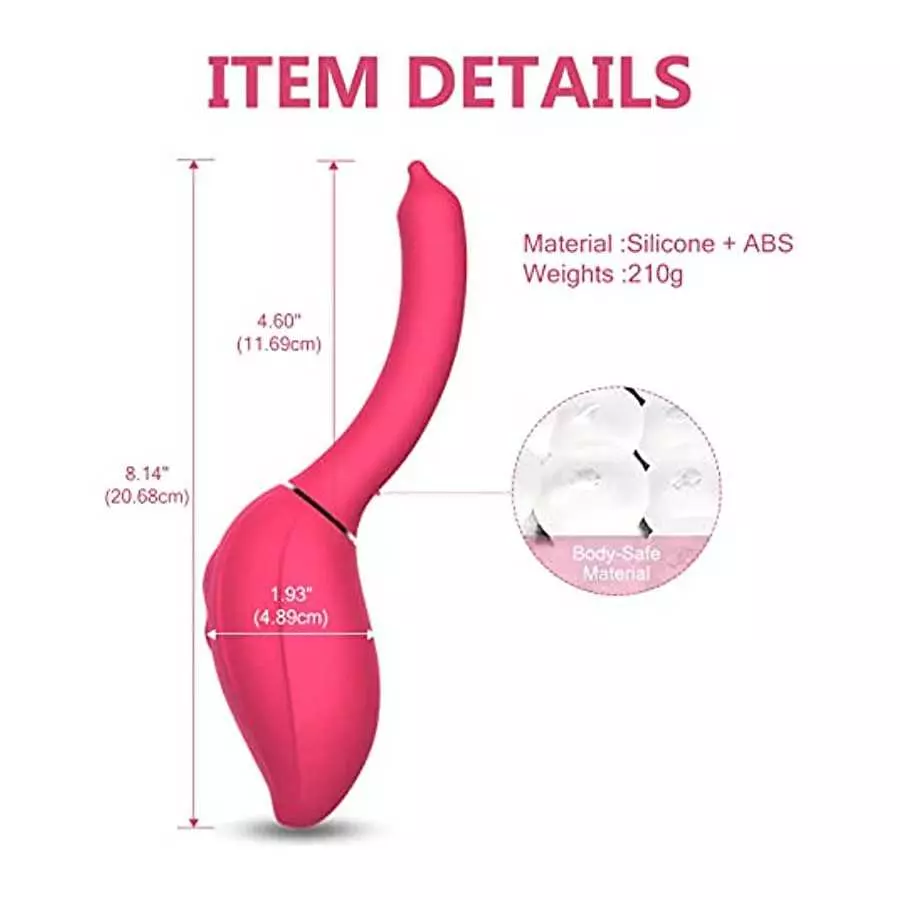 Inflating Vibrator Sex Toy IPX5 Waterproof Rechargeable Silicone Vibrating Massager with 7 Vibrating&Expand Modes for Vagina Anu