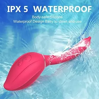 Inflating Vibrator Sex Toy IPX5 Waterproof Rechargeable Silicone Vibrating Massager with 7 Vibrating&Expand Modes for Vagina Anu