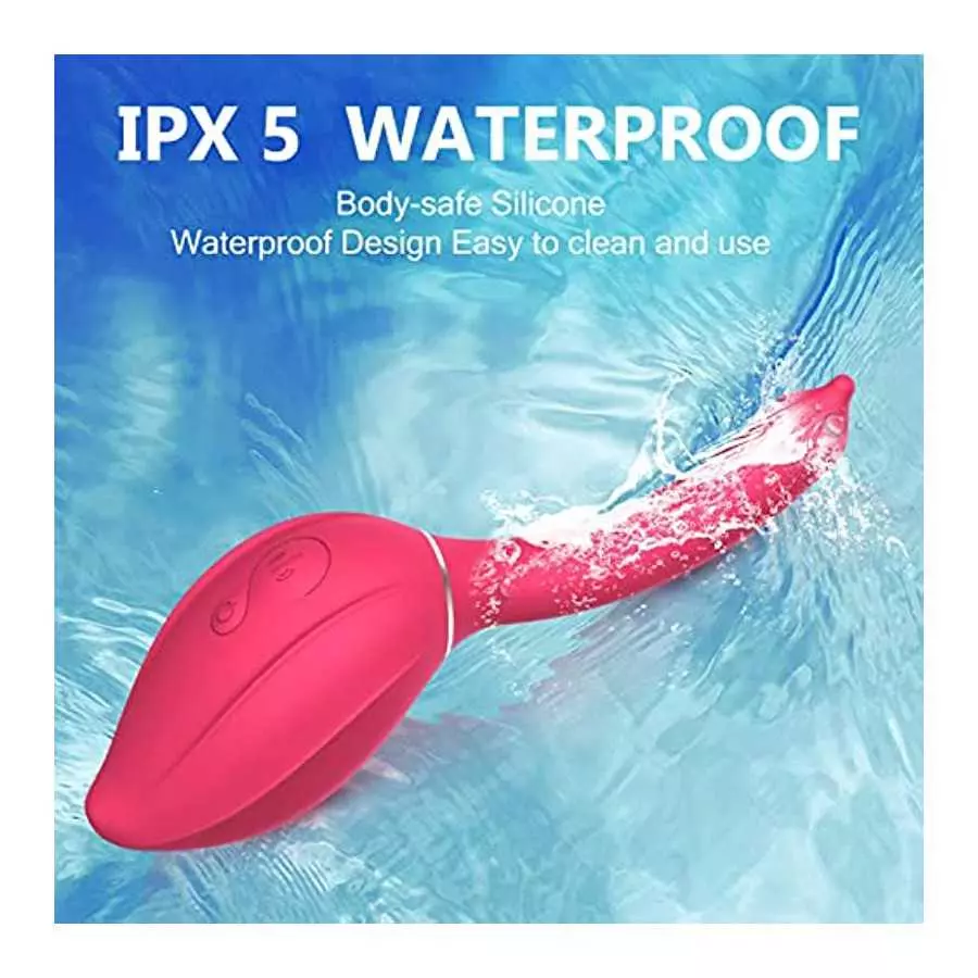 Inflating Vibrator Sex Toy IPX5 Waterproof Rechargeable Silicone Vibrating Massager with 7 Vibrating&Expand Modes for Vagina Anu