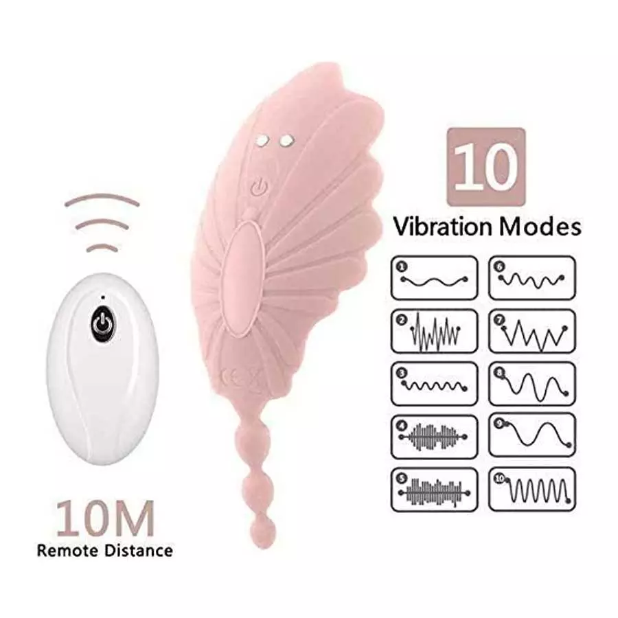 Wearable Panty Vibrator Remote Control Vibrating Panty for G-spot Clitoris Vibrator Rechargeable Sex Toy with 9 Vibrations for W