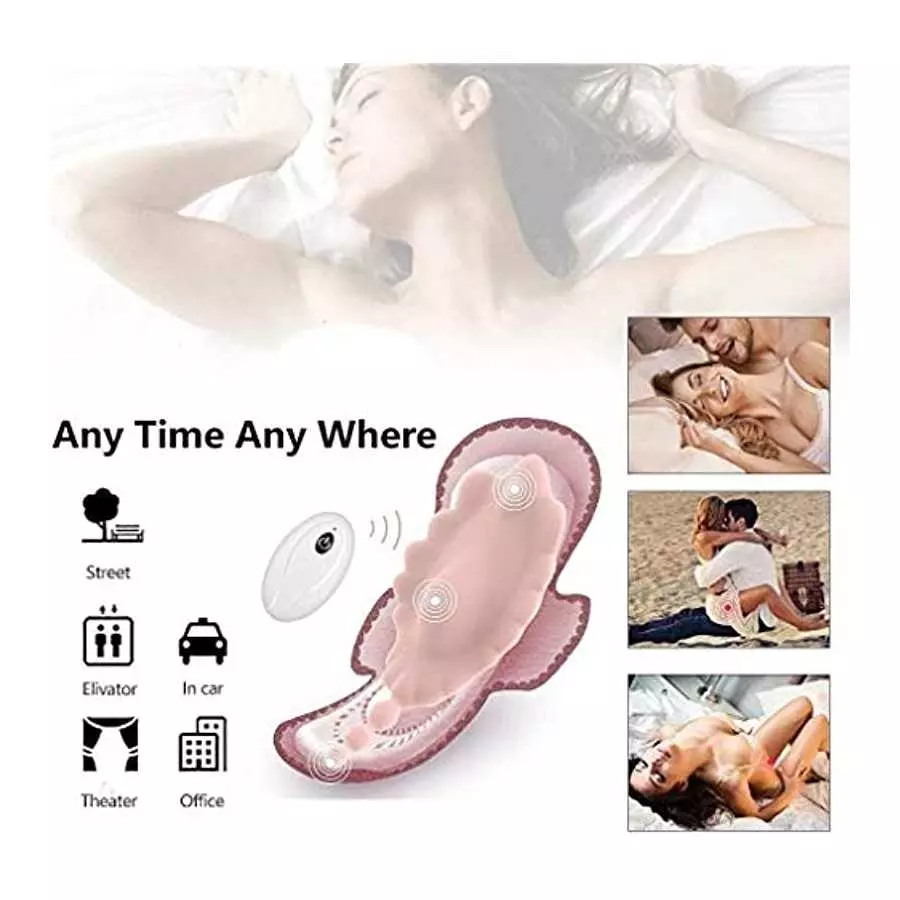 Wearable Panty Vibrator Remote Control Vibrating Panty for G-spot Clitoris Vibrator Rechargeable Sex Toy with 9 Vibrations for W