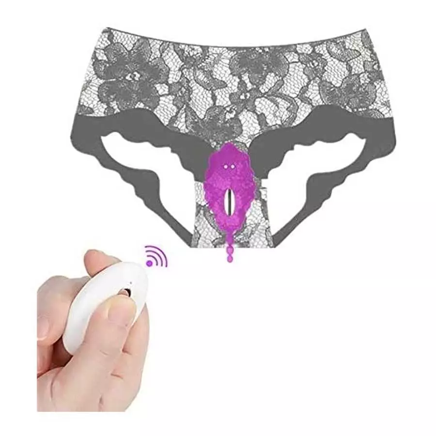Wearable Panty Clit Butterfly Vibrator Sex Toy, Wearable Clit and G-spot Vibrator for Clitoral G-spot Dual Stimulation, Wearable Wearable Panty Clit Butterfly Vibrator Sex Toy, Wearable Clit and G-spot Vibrator for Clitoral G-spot Dual Stimulation, Wearable