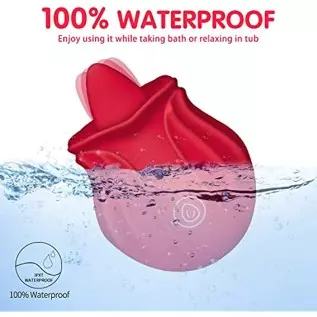 Rose Toy Vibrator for Woman, Rose Vibrator Clitoral One-Button Control 7 Lick-Vibrating Toys, Mini Rose Vibrator for Women Mastu Rose Toy Vibrator for Woman, Rose Vibrator Clitoral One-Button Control 7 Lick-Vibrating Toys, Mini Rose Vibrator for Women Mastu