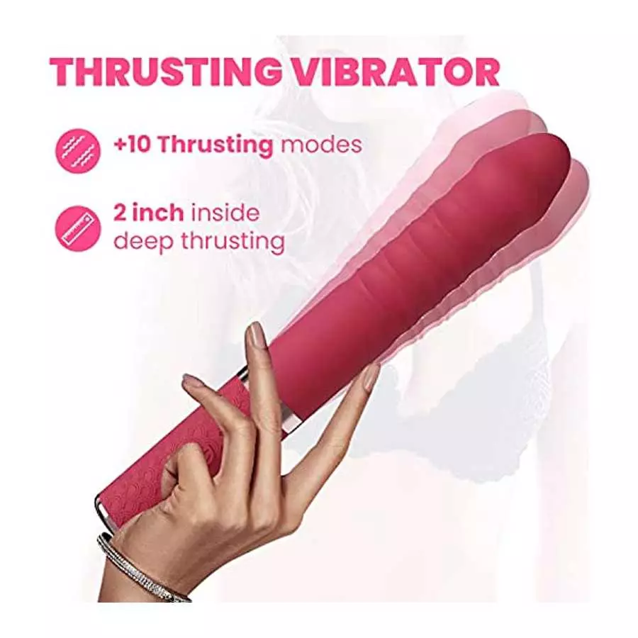 Thrusting Vibrator, Thruster for Women, Vibrator, Electric Massager