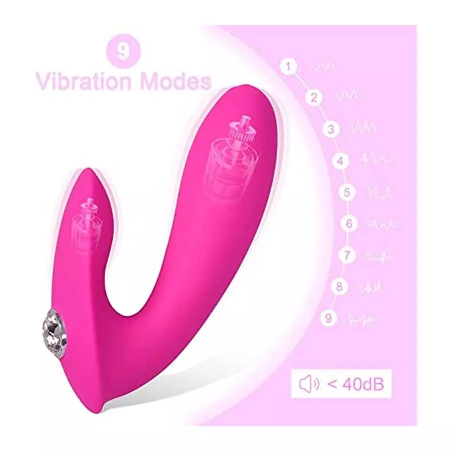Adult Sex Toys Women Sex Toy-Butterfly Panty Vibrator Wearable Sex Stimulator for Women,9 Modes G-Spot Clitoral Stimulation Vibr