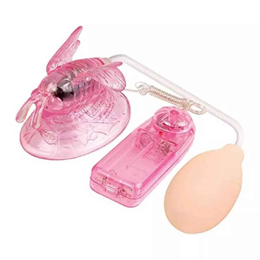 Remote Control Butterfly Electric Pump, Sucking Vibration Pump Multi-Speed Vibration Sucker Vibrator Adult Sex Toys for Women