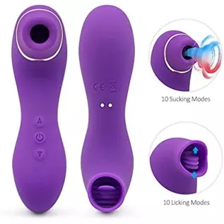 Adult Toys Vibrating Machine Silicone Vibrator Toys (Purple)