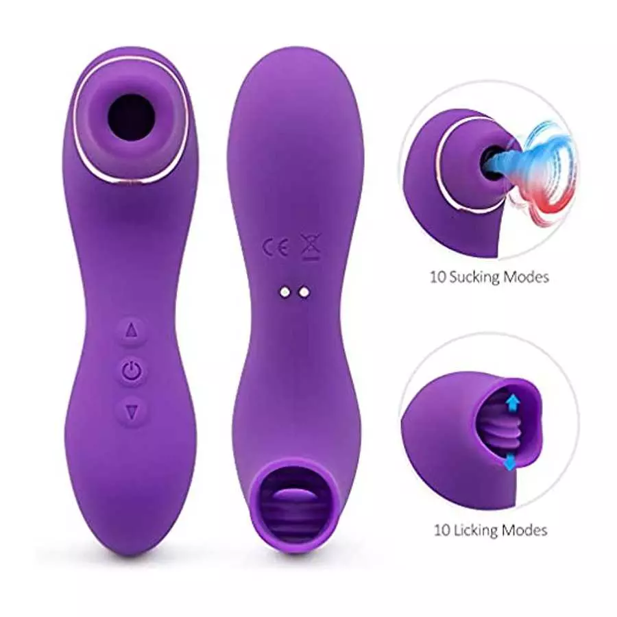 Adult Toys Vibrating Machine Silicone Vibrator Toys (Purple)