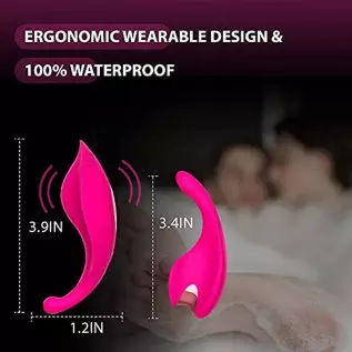 APP Remote Control Vibrating Panties, Long Distance Wearable Vibrator Ultra-Thin Remote Control Vibrator with 9 Vibration, Butte APP Remote Control Vibrating Panties, Long Distance Wearable Vibrator Ultra-Thin Remote Control Vibrator with 9 Vibration, Butte