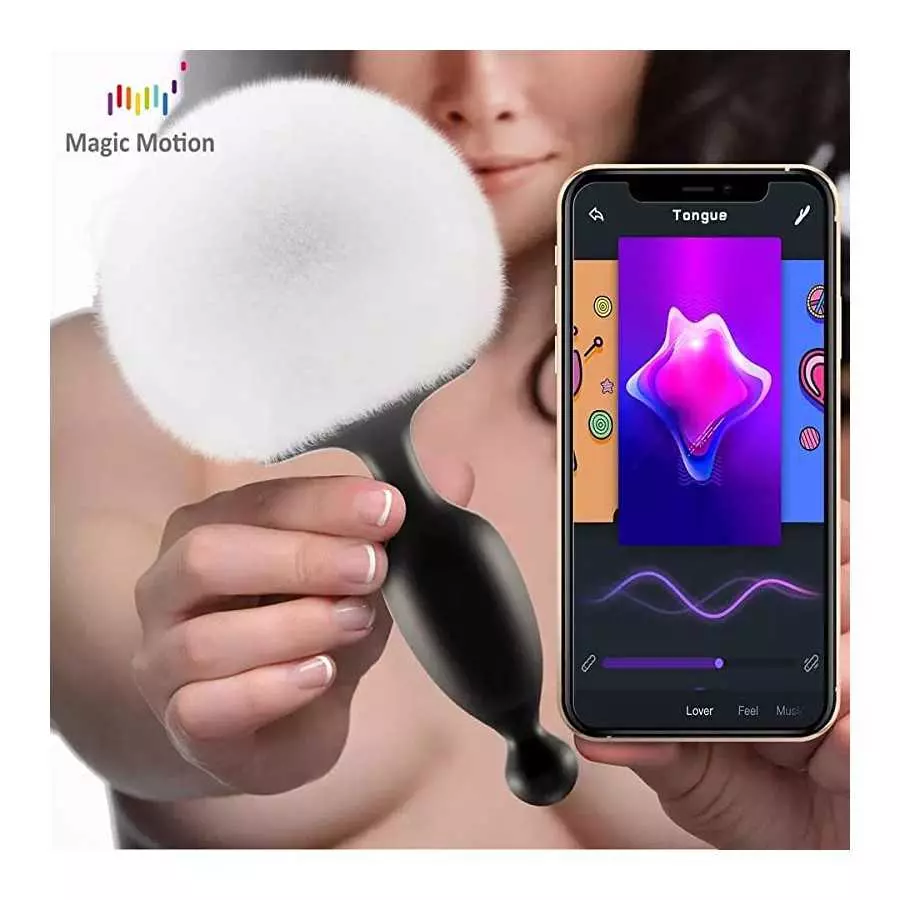 APP Controlled Soft Silicone Vibrator for Women , Sex Toy for Women, Anal Plug for Women, Prostate Massager for Men, Anal Dildo 