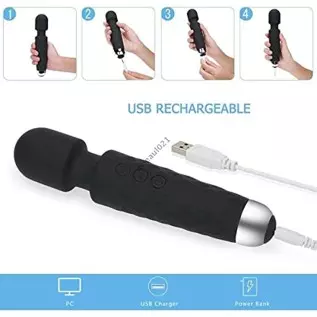 Butterfly Vibrator MIMI8MILA Flexible Silicone Powerful Massager With 20 Vibration Modes 8 Speeds, Wireless Handheld Waterproof 