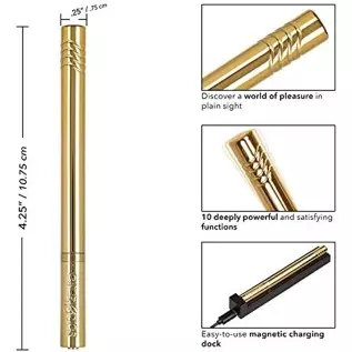 CalExotics SE-0037-05-3 Hidden Pleasures - Gold CalExotics SE-0037-05-3 Hidden Pleasures - Gold