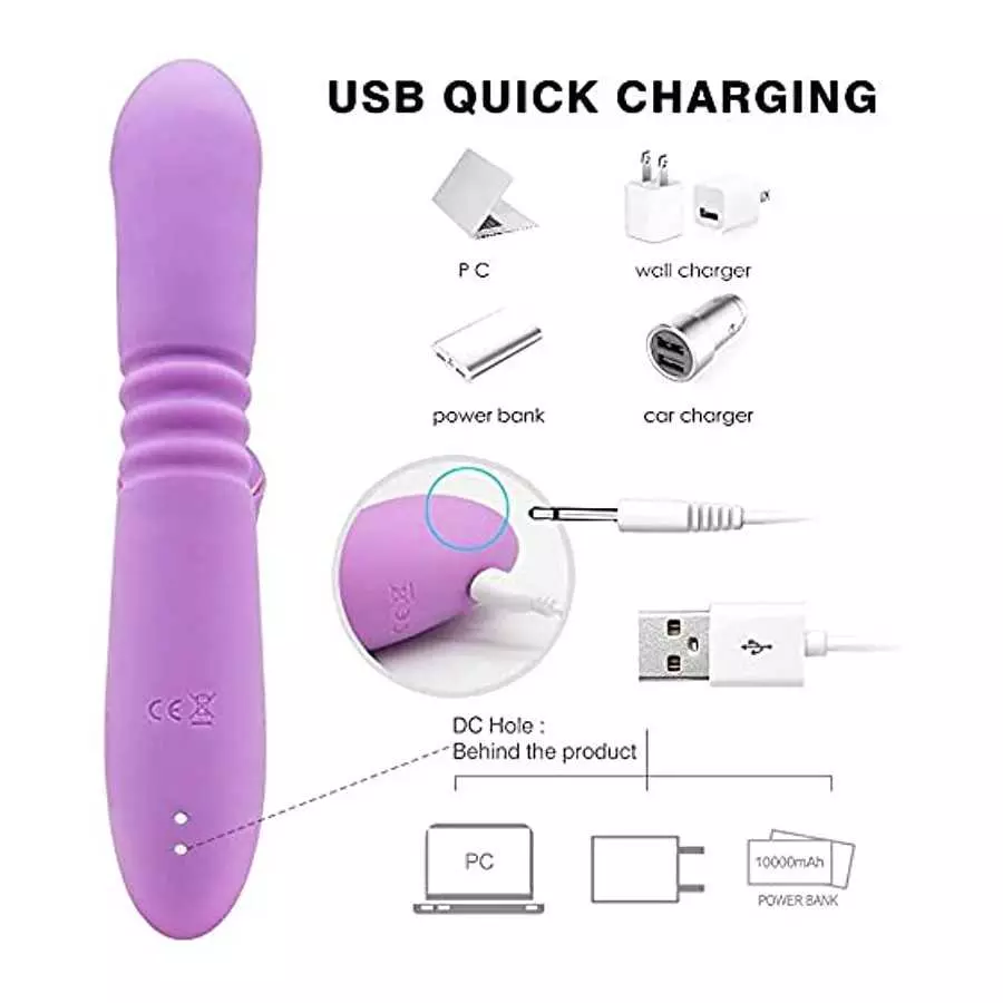 Female Sucking Clitoris Rabbit Dildo- Female Licking and Sucking Clitoris Stimulator Toys, Female Adult Toys, Rechargeable Water