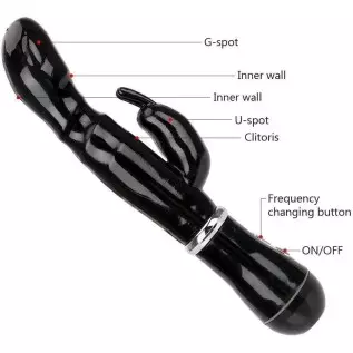 12 Speed Strong Rabbit Vibrator Clit Stimulator G-spot Massager Sex Toys for Women Female Masturbator,Pink 12 Speed Strong Rabbit Vibrator Clit Stimulator G-spot Massager Sex Toys for Women Female Masturbator,Pink