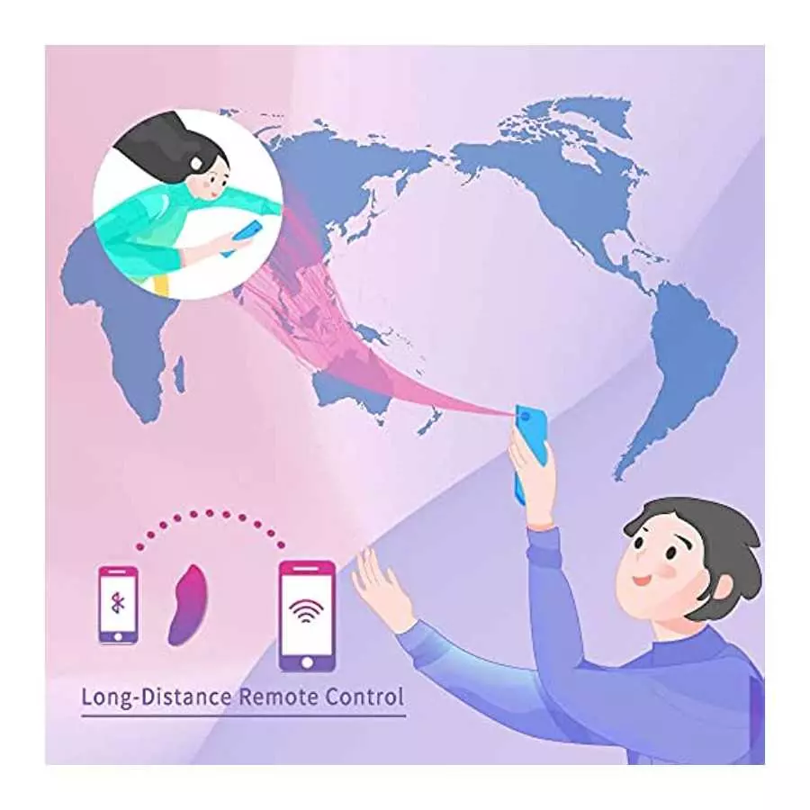 Uff! Smart Love Egg Wearable Panty Vibrator with App Control Vibrating Egg, Rechargeable Vibrators Clitoral Stimulator Vibrating