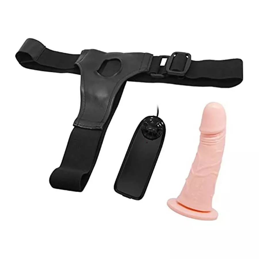 Strap-on Dildo Wearable Hollow Shaft Vibration Dildos for Men Realistic Adult Sex Toys with Wired Remote (Not for Women) Strap-on Dildo Wearable Hollow Shaft Vibration Dildos for Men Realistic Adult Sex Toys with Wired Remote (Not for Women)