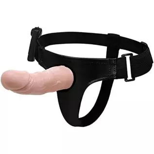 Strap-on Dildo Wearable Hollow Shaft Vibration Dildos for Men Realistic Adult Sex Toys with Wired Remote (Not for Women) Strap-on Dildo Wearable Hollow Shaft Vibration Dildos for Men Realistic Adult Sex Toys with Wired Remote (Not for Women)