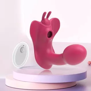WiMiFar 2 in1 Butterfly Sex Toy for Women, 10 Frequency Clitoris Stimulator Sucking G-Spot Vibrator, Remote Control Clit Sucker WiMiFar 2 in1 Butterfly Sex Toy for Women, 10 Frequency Clitoris Stimulator Sucking G-Spot Vibrator, Remote Control Clit Sucker