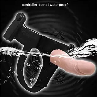 Strap-on Dildo Wearable Hollow Shaft Vibration Dildos for Men Realistic Adult Sex Toys with Wired Remote (Not for Women) Strap-on Dildo Wearable Hollow Shaft Vibration Dildos for Men Realistic Adult Sex Toys with Wired Remote (Not for Women)