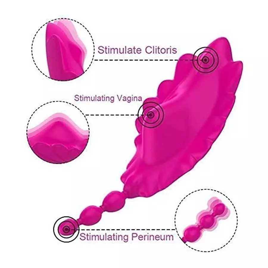 Vibrant Vibrator for Women, Adult Toys for Women, Vibrator for Women, Wearable Panties Clitoris Butterfly Vibrator Wireless Remo