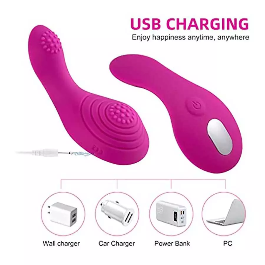 Wearable Panty Vibrator Clitoris and G Spot Stimulator Mini Vibrating Egg with Wireless Remote Control, Waterproof Invisible Vag