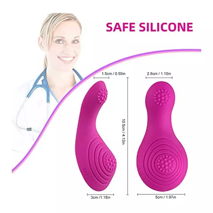 Wearable Panty Vibrator Clitoris and G Spot Stimulator Mini Vibrating Egg with Wireless Remote Control, Waterproof Invisible Vag