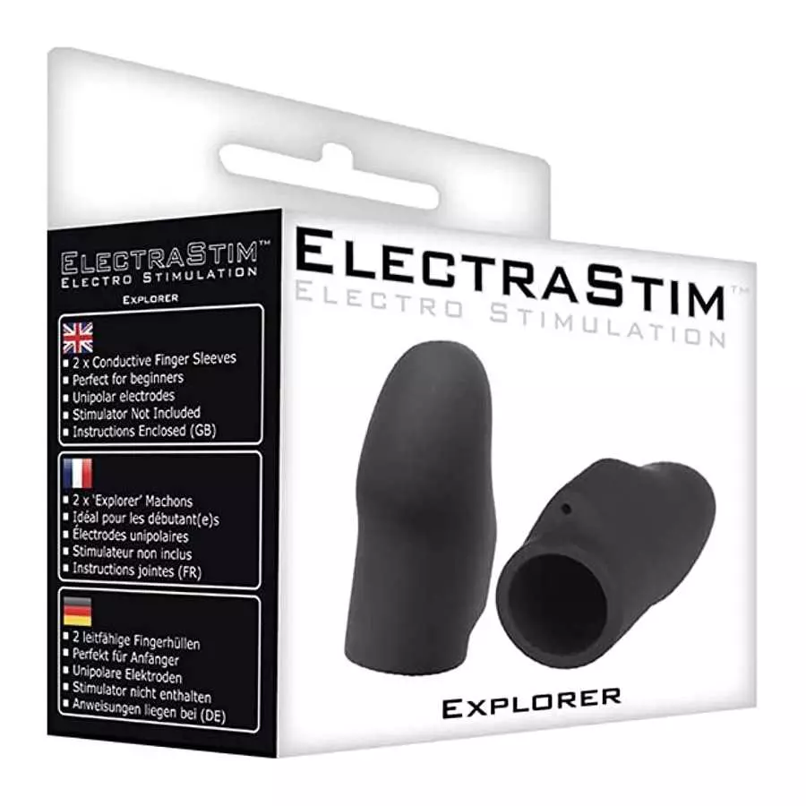 ElectraStim Explorer Electro Finger Sleeves - Black