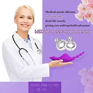 Remote Control Vibrator for Couples with 10 Tongue Licking and Vibrating Modes, Female Clitoris G-spot Stimulator Vibrating Sex Remote Control Vibrator for Couples with 10 Tongue Licking and Vibrating Modes, Female Clitoris G-spot Stimulator Vibrating Sex