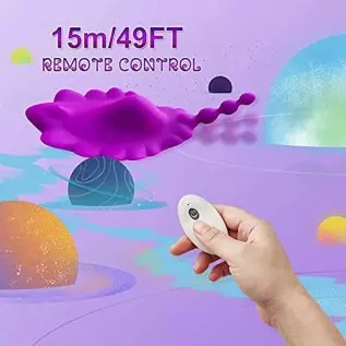 Remote Control Vibrator for Couples with 10 Tongue Licking and Vibrating Modes, Female Clitoris G-spot Stimulator Vibrating Sex Remote Control Vibrator for Couples with 10 Tongue Licking and Vibrating Modes, Female Clitoris G-spot Stimulator Vibrating Sex