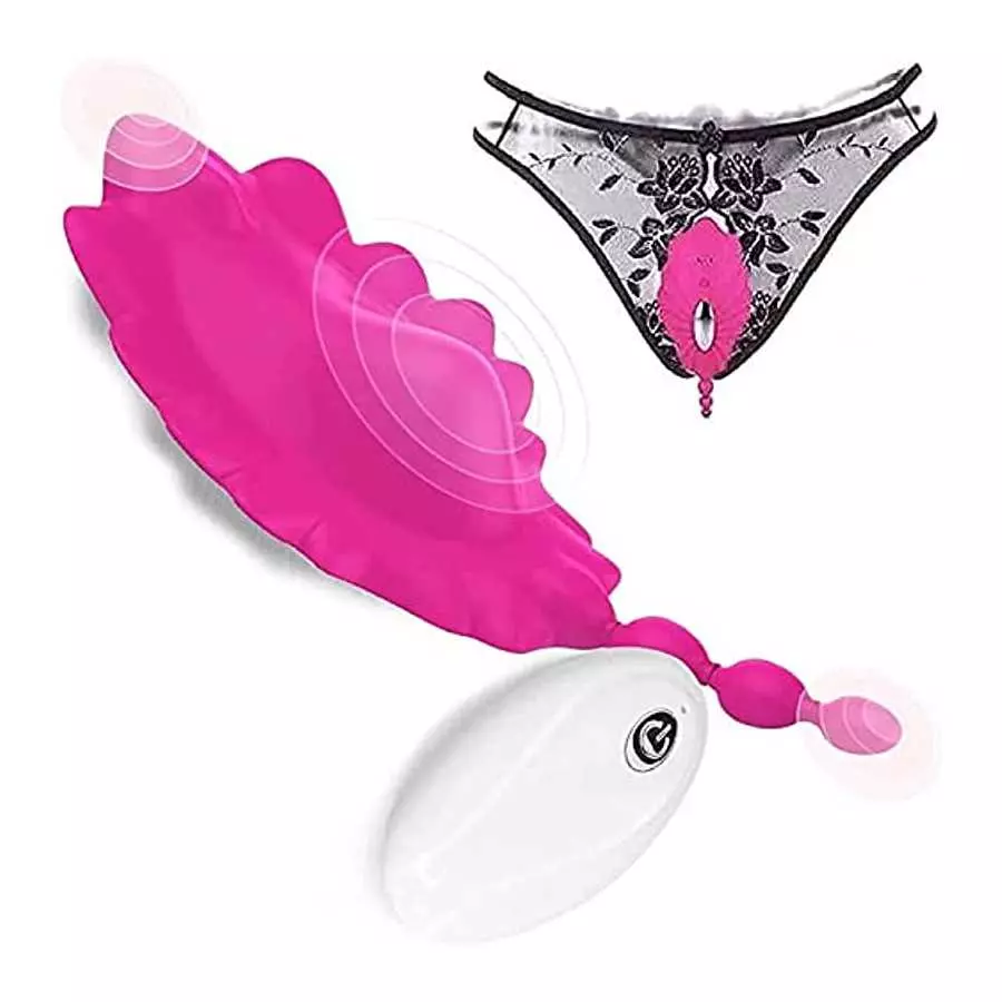 Couples Vibrator Wearable Panty Clitoral Butterfly Vibrator with Remote Control Rechargeable Waterproof Panties Vibrator Couples Vibrator Wearable Panty Clitoral Butterfly Vibrator with Remote Control Rechargeable Waterproof Panties Vibrator