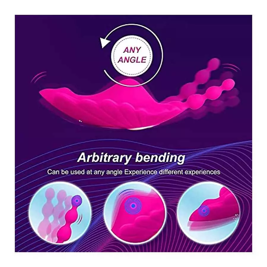 Couples Vibrator Wearable Panty Clitoral Butterfly Vibrator with Remote Control Rechargeable Waterproof Panties Vibrator