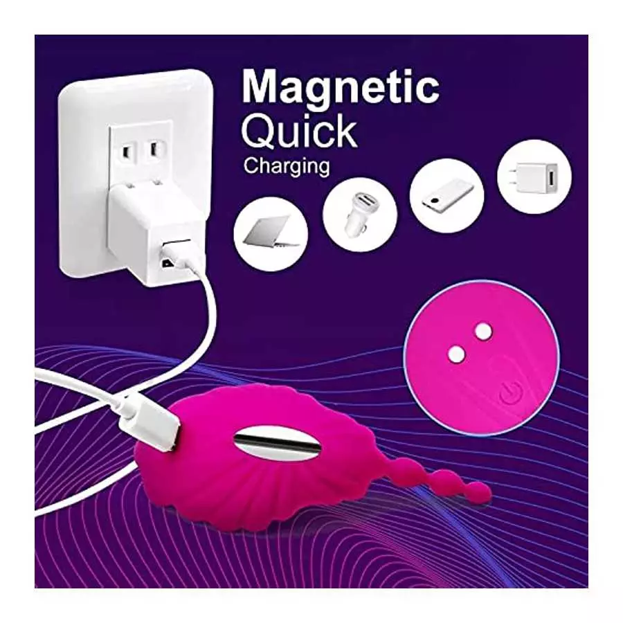 Couples Vibrator Wearable Panty Clitoral Butterfly Vibrator with Remote Control Rechargeable Waterproof Panties Vibrator