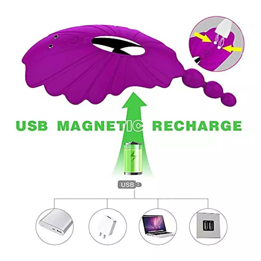 Remote Control Vibrator for Panties, Sex Toys Butterfly Vibrators for Women with 10 Vibration Modes, Waterproof Wearable Clitora