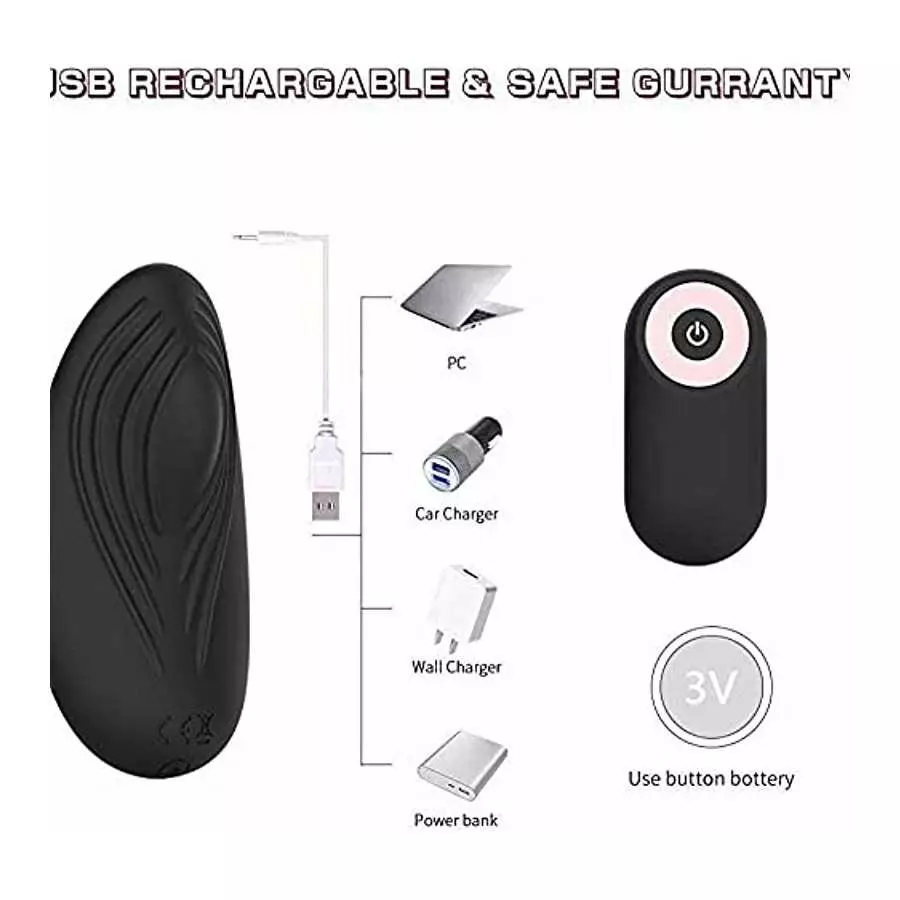 Remote Control Vibrant for Panties, Adult Sex Toys & Games, Remote Vibrator, Wearable Panty Vibrator with Wireless Remote Contro