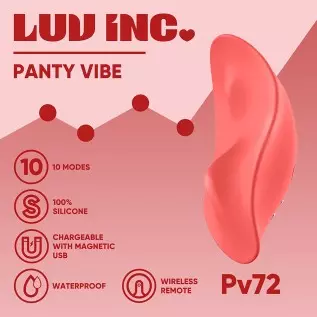 Luv Inc Panty Vibe - Wearable Panty Vibrator with Remote Control Wireless Panties Vibrating Eggs Low Noise 10 Vibration Modes Qu Luv Inc Panty Vibe - Wearable Panty Vibrator with Remote Control Wireless Panties Vibrating Eggs Low Noise 10 Vibration Modes Qu