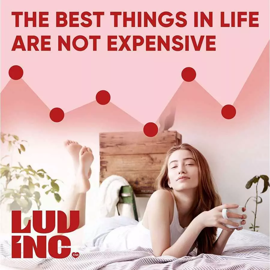 Luv Inc Panty Vibe - Wearable Panty Vibrator with Remote Control Wireless Panties Vibrating Eggs Low Noise 10 Vibration Modes Qu