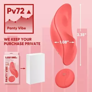Luv Inc Panty Vibe - Wearable Panty Vibrator with Remote Control Wireless Panties Vibrating Eggs Low Noise 10 Vibration Modes Qu Luv Inc Panty Vibe - Wearable Panty Vibrator with Remote Control Wireless Panties Vibrating Eggs Low Noise 10 Vibration Modes Qu