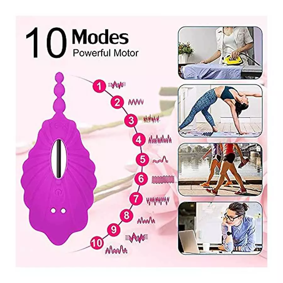 RRFULOVE Adult Sex Toys, Vibrating Panties Remote Control Vibrant for Panties, 10 Mute Mode 10m Wireless Operation, IPX5 Waterpr