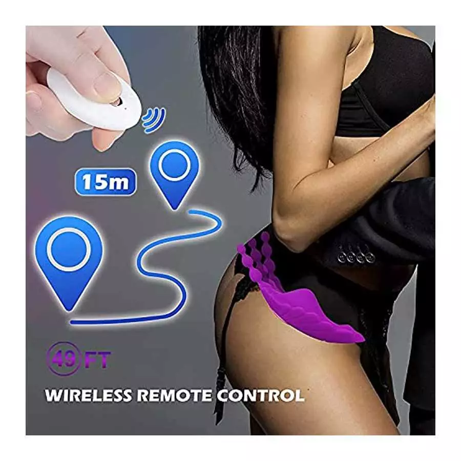 RRFULOVE Adult Sex Toys, Vibrating Panties Remote Control Vibrant for Panties, 10 Mute Mode 10m Wireless Operation, IPX5 Waterpr