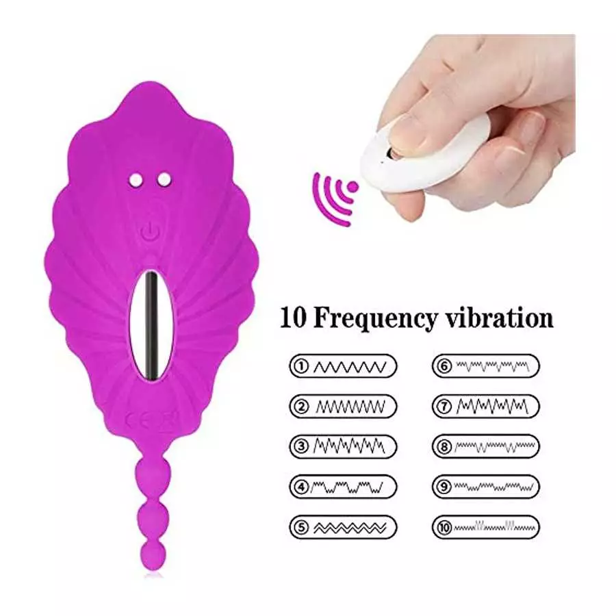 Women's Vibrating Panties Vibrator Remote Control Vibrating Motor Dual Motor Machine for Panties 10 Modes 2 in 1 Stimulation Inc