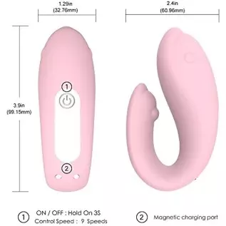 Vibrating G-spot Clitoris Vibrator, PEKOMED Rechargeable Clit Massager with 9 Vibrator Mode for Women Sex Toys for Couples or So Vibrating G-spot Clitoris Vibrator, PEKOMED Rechargeable Clit Massager with 9 Vibrator Mode for Women Sex Toys for Couples or So