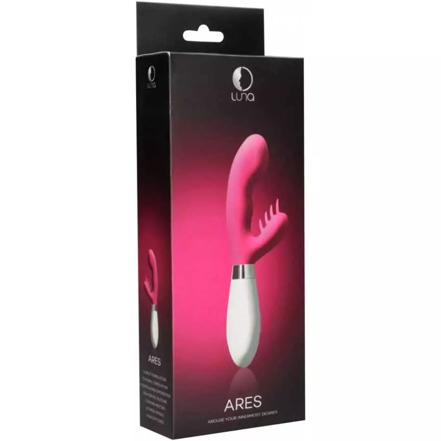 Luna by Shots America - Ares - Pink - Rabbit Vibrator