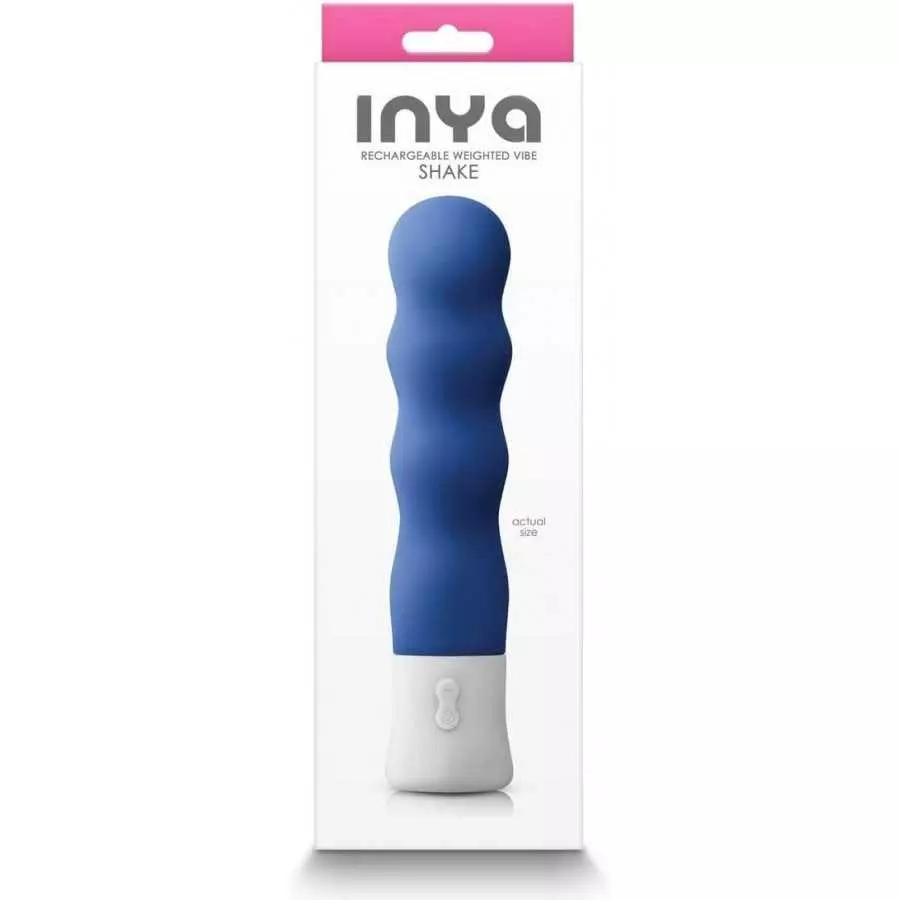 Inya Shake Rechargeable Silicone Vibrator (Teal)