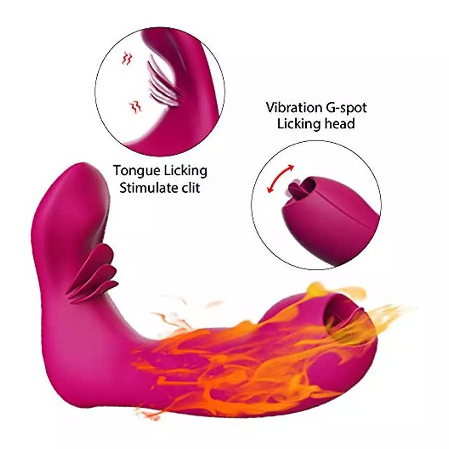 Remote Control Vibrator for Panties with Magnetic Clip Sex Toys Butterfly Vibrators for Women with 7 Vibration Modes Waterproof 