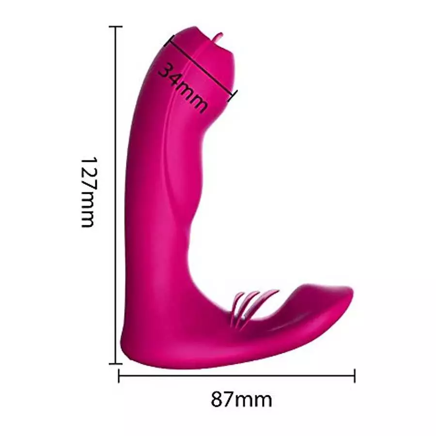 Remote Control Vibrator for Panties with Magnetic Clip Sex Toys Butterfly Vibrators for Women with 7 Vibration Modes Waterproof 