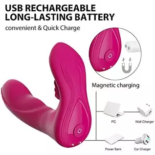 Remote Control Vibrator for Panties with Magnetic Clip Sex Toys Butterfly Vibrators for Women with 7 Vibration Modes Waterproof Remote Control Vibrator for Panties with Magnetic Clip Sex Toys Butterfly Vibrators for Women with 7 Vibration Modes Waterproof